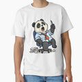 Lazy Office Panda – Funny Tired Office Worker Panda Cartoon Mascot by ColorSplash123 Unisex , , , Long Sleeve Tee