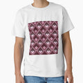 Magenta and pink hues highlight this boho seamless pattern by zephstudoartist