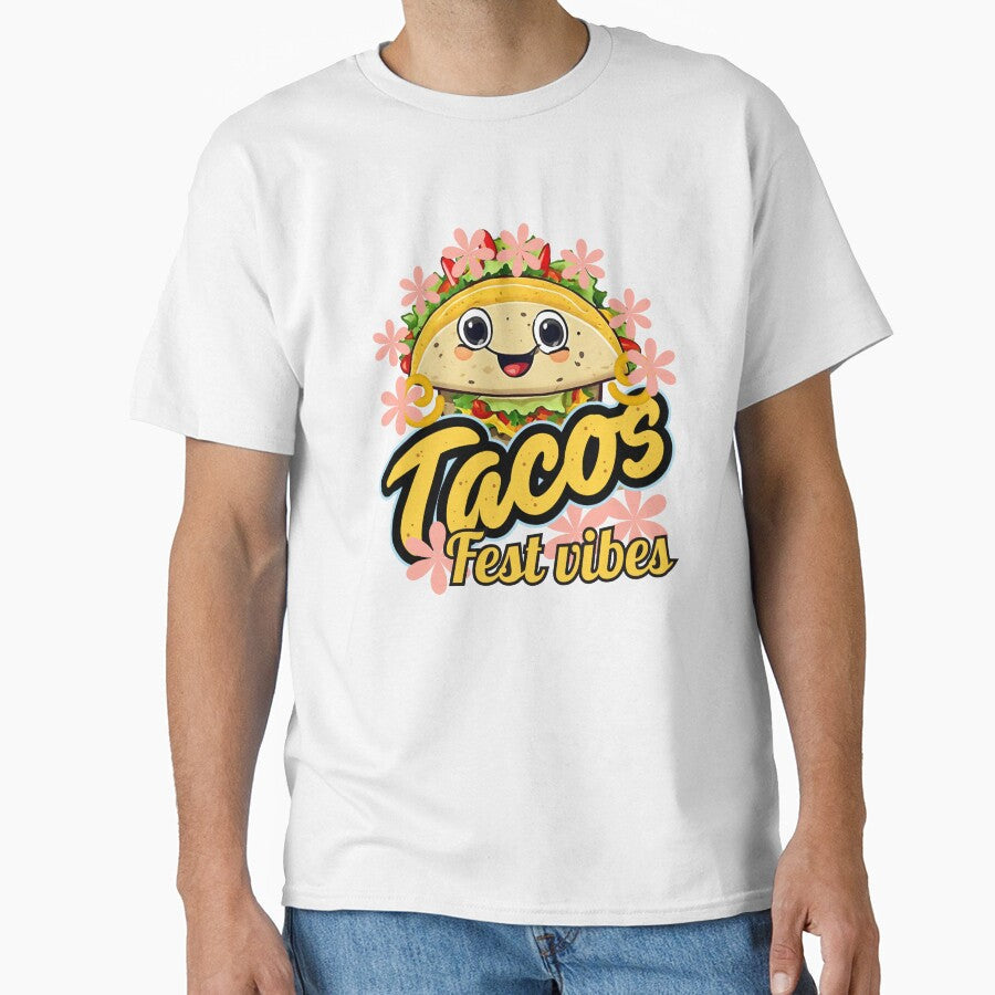 Tacos fest vibes, taco lover by AnyMar2023 Unisex , , , Long Sleeve Tee
