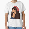 Minimalist Feminine Portrait - Red Headband by newera-lineart
