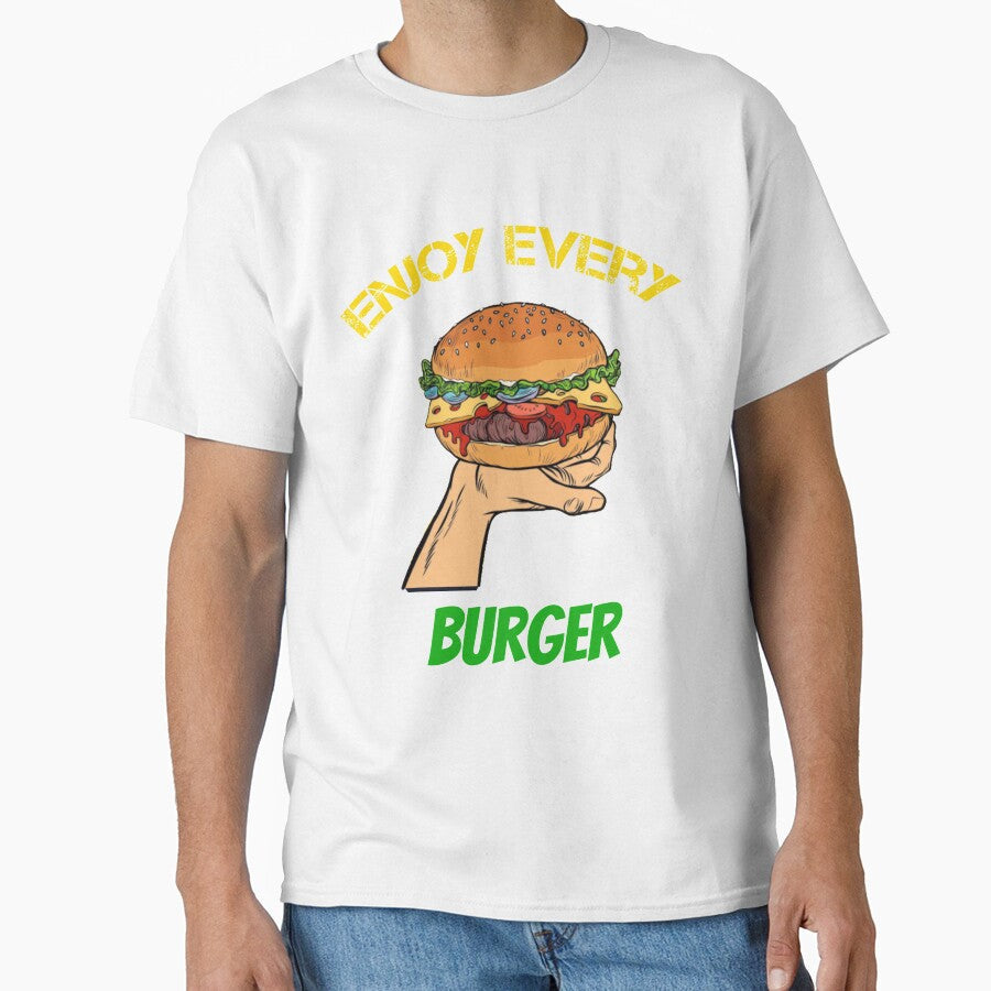 enjoy every burger by Jesar Unisex , , , Long Sleeve Tee