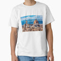 Pixelated Florence Cathedral by Potato Quality Prints Unisex , , , Long Sleeve Tee