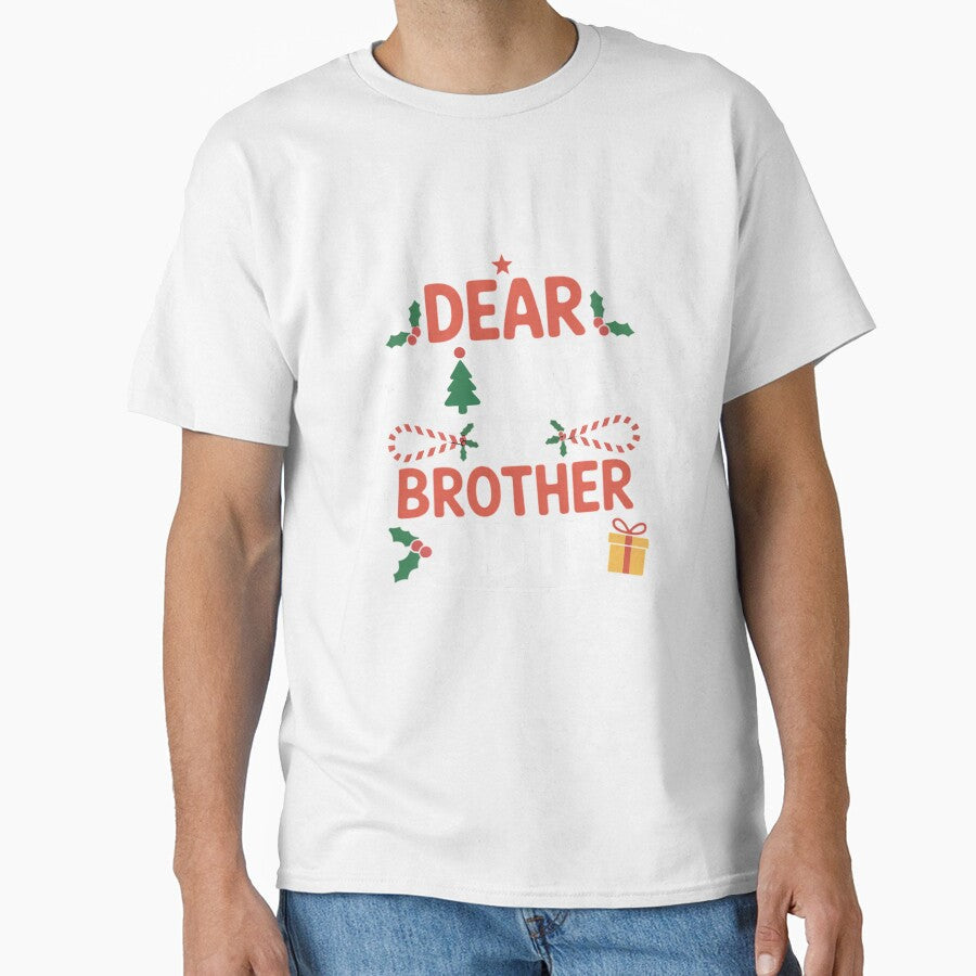 Dear Santa My Brother Did It Funny Christmas Girls Kids Boys Short Sleeve by HaileyRobel Unisex , , , Long Sleeve Tee