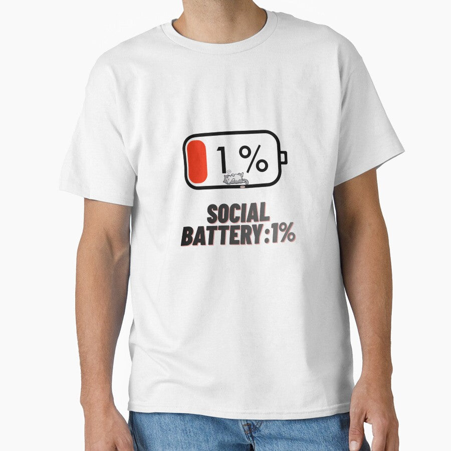 Social battery by TylerKnox Unisex , , , Long Sleeve Tee
