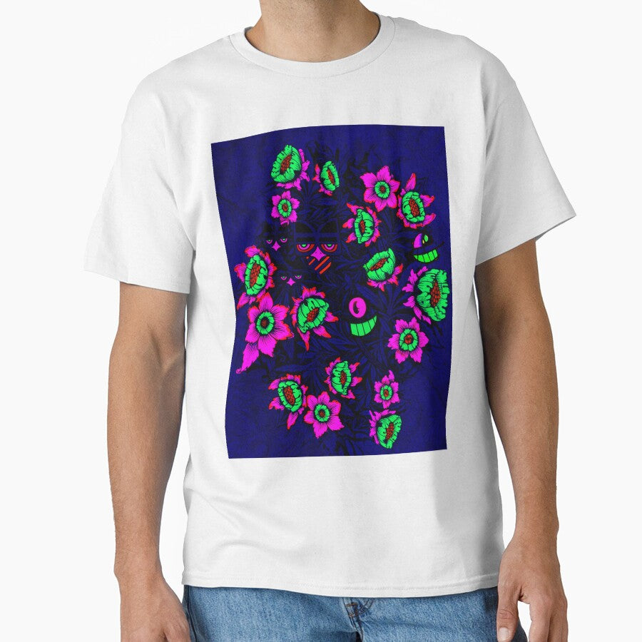 Stuff in the Bushes Blacklight Glow in the dark Pattern by CodyNorris