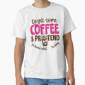 Funny Preppy Iced Coffee Bow Humor for Women by KroghDs Unisex , , , Long Sleeve Tee