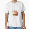 Clipart of a cute happy burger. by Vegasstickers