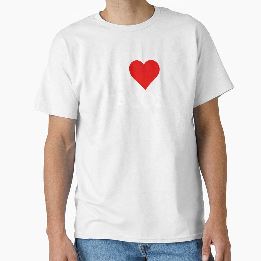 I love tacos by Digital Art and Funny Pets Unisex , , , Long Sleeve Tee