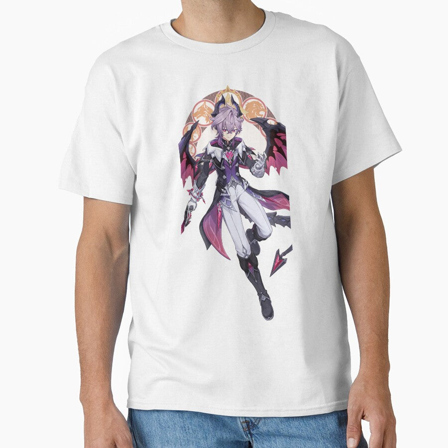 Durin Genshin Impact design by bashhonkdesign Unisex , , , Long Sleeve Tee