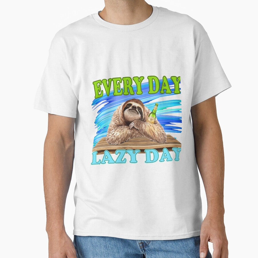 A Lazy Day Every Day by DELMEO Unisex , , , Long Sleeve Tee