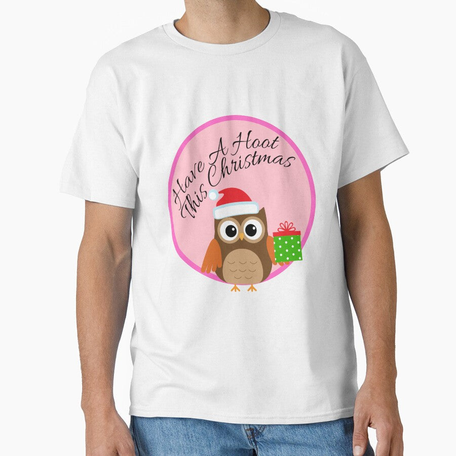 Funny Christmas Owl Pun by DylanJones1 Unisex , , , Long Sleeve Tee