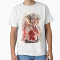 Inuyasha Sacred Flame Guardian – Tessaiga Yokai Warrior Fantasy Anime Watercolor Art by Dyan4