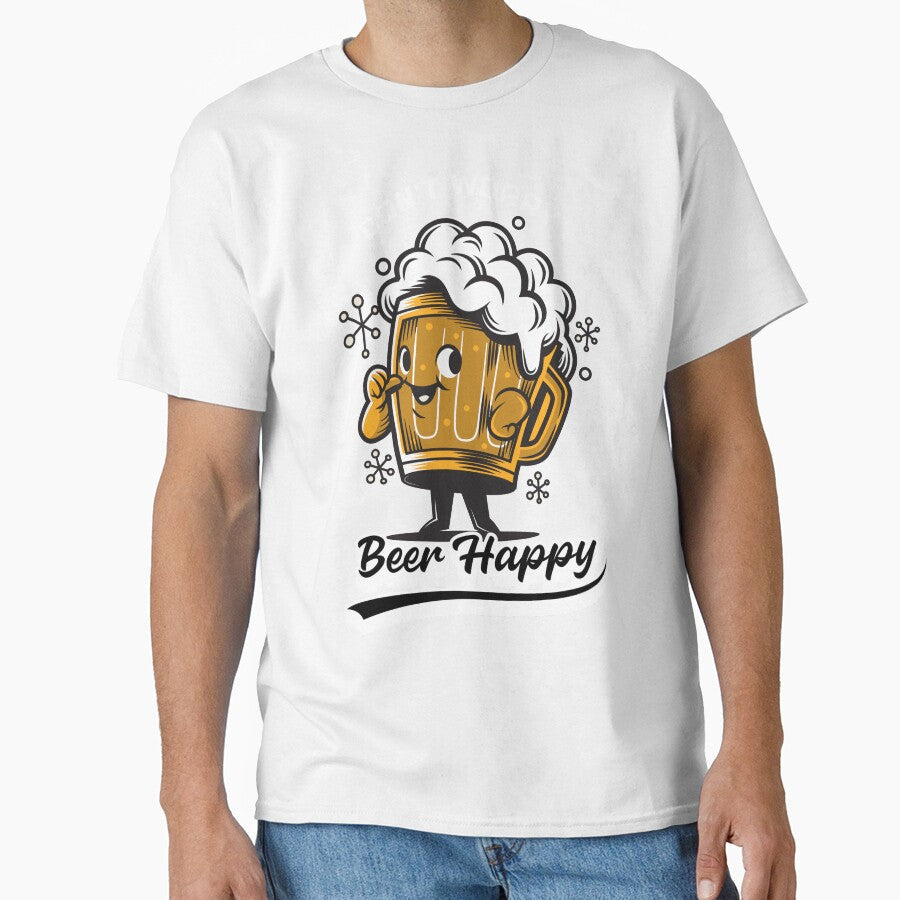 Don't Worry Beer Happy by IntegrityDesign Unisex , , , Long Sleeve Tee