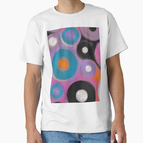A vibrant geometric pattern design featuring overlapping circles in a three-color palette. by HEMRO