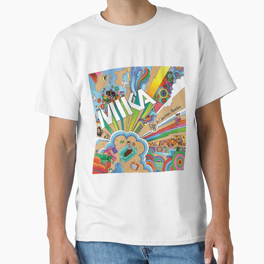 Mika life in cartoon motion by DotWells153 Unisex , , , Long Sleeve Tee