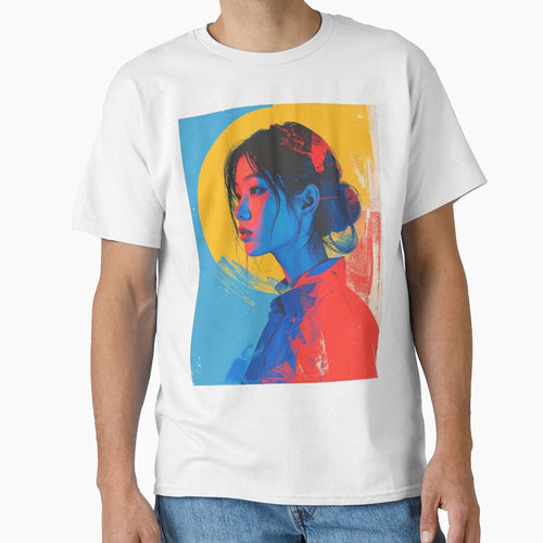 Abstract Colorful Female Portrait Pop Style by BetweenForms