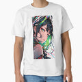 Vibrant Anime Girl Portrait – Colorful Cyberpunk Manga Aesthetic Art by Dyan4