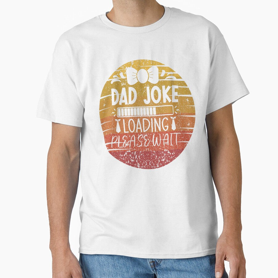Fathers Day Dad Joke Loading Please Wait by Mikuszyn Unisex , , , Long Sleeve Tee