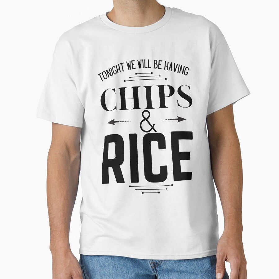 Chips and Rice by 133DandC Unisex , , , Long Sleeve Tee