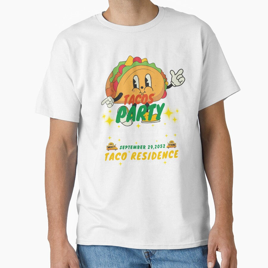 "Taco Party", Taco Lover by TrendingCloth99 Unisex , , , Long Sleeve Tee