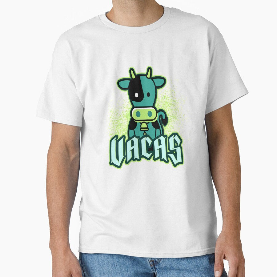Vacas Kawaii Blue by Coder-T Unisex , , , Long Sleeve Tee