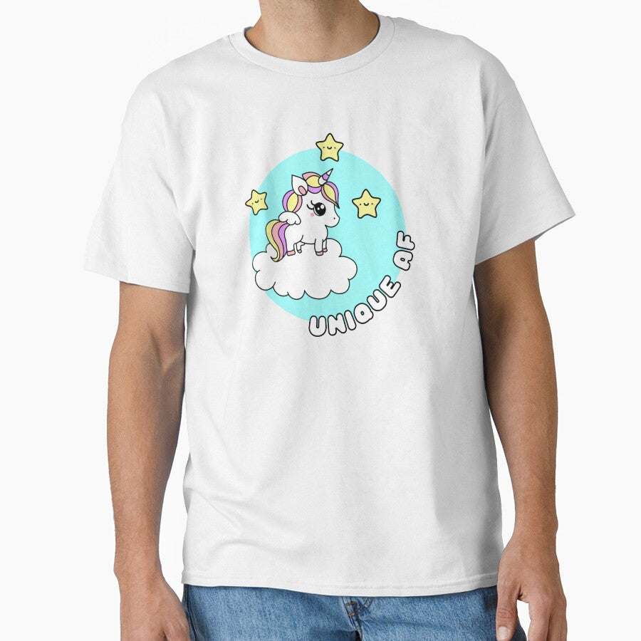 Kawaii: Unique AF Unicorn by AutonomousN Unisex , , , Long Sleeve Tee