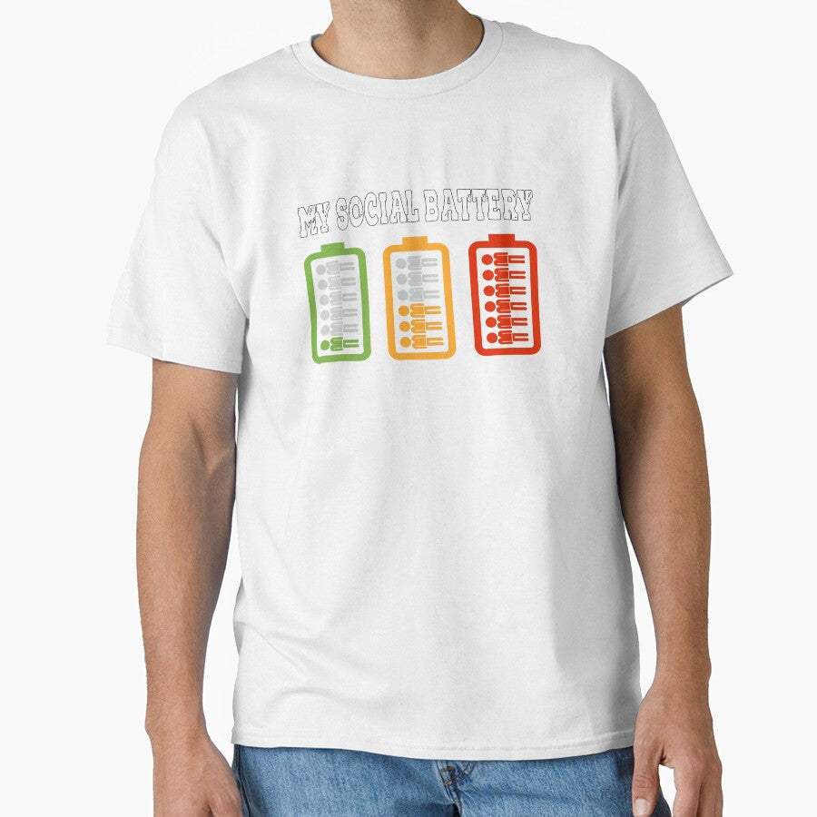 My social battery by CustomHive Unisex , , , Long Sleeve Tee