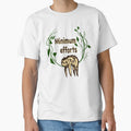 Lazy sloth minimum efforts club by Maryart8 Unisex , , , Long Sleeve Tee