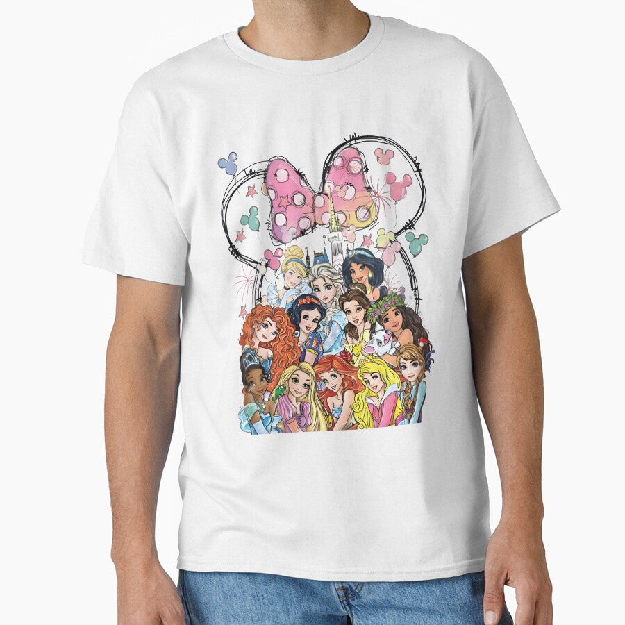 Fairytale Princess Friends Castle by rexhepchixran Unisex , , , Long Sleeve Tee