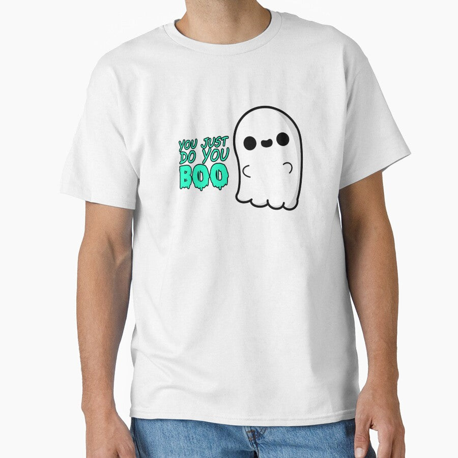 Cute Cartoon Ghost|| You Just Do You Boo || Kawaii Halloween by cookingwithten Unisex , , , Long Sleeve Tee