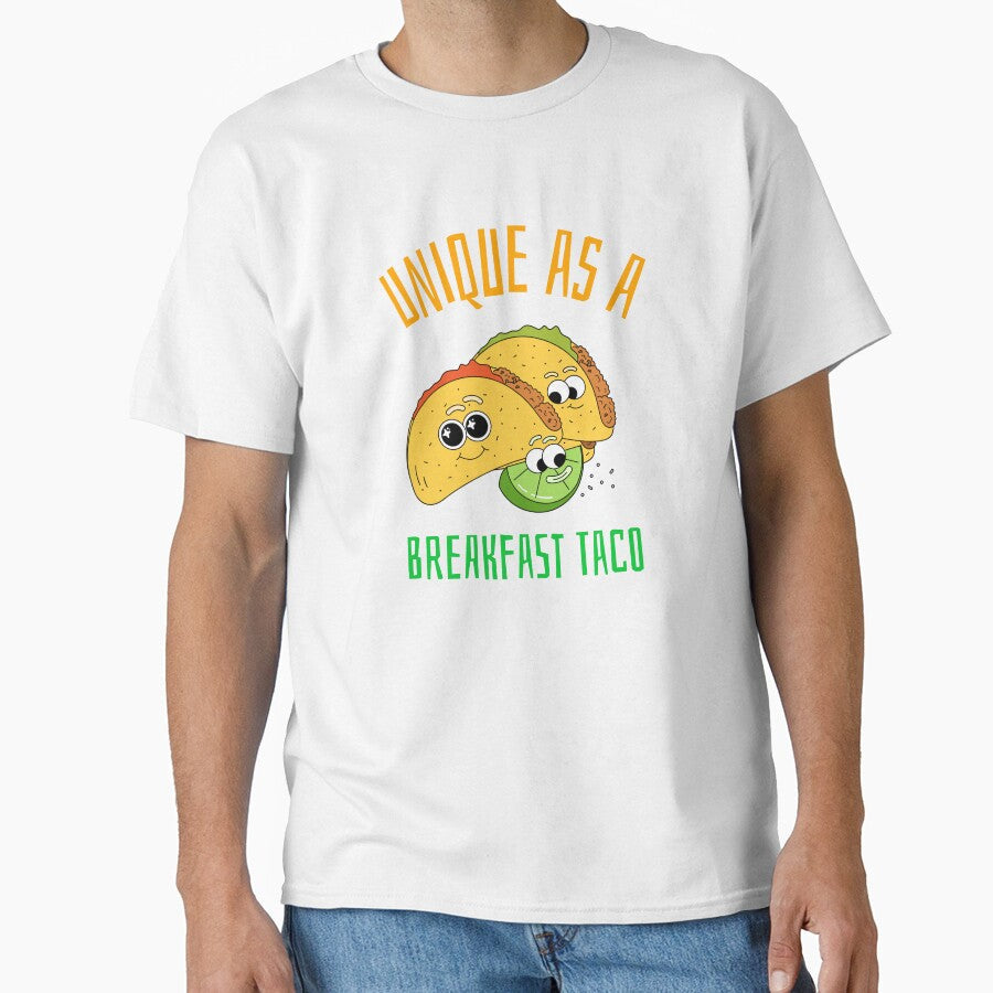 Unique As A Breakfast Taco by UnstoppableShpy Unisex , , , Long Sleeve Tee