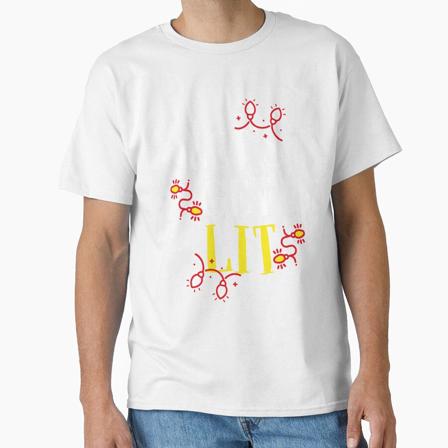 Let's Get Lit Holiday Christmas by AllStarMerch Unisex , , , Long Sleeve Tee