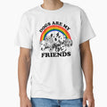 Dogs are my friends by Audrey Herbertson Unisex , , , Long Sleeve Tee