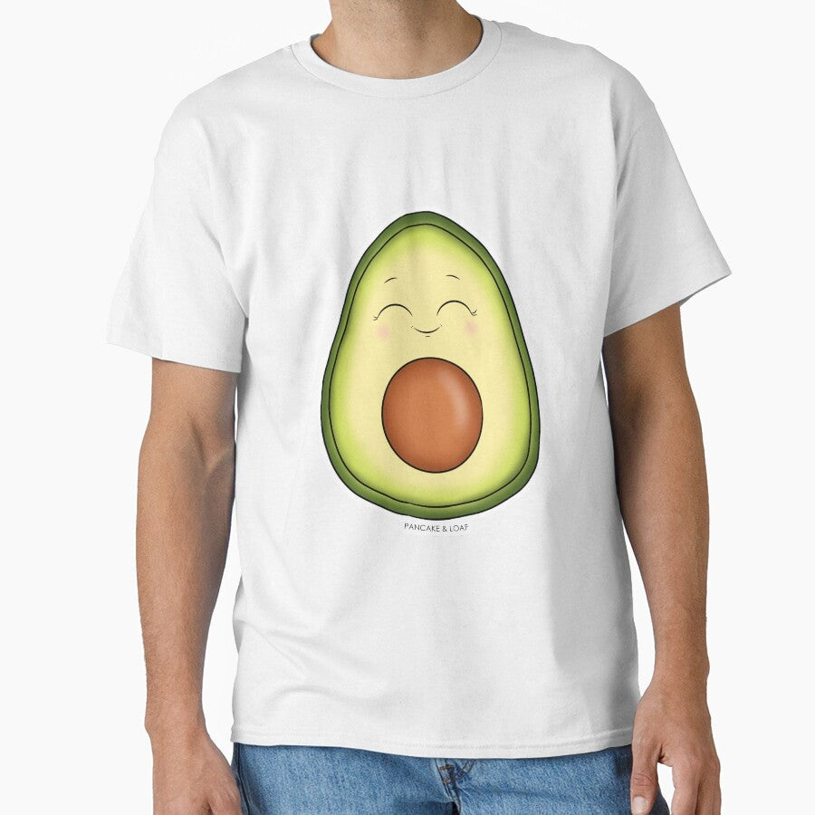 Happy Avocado by PancakeAndLoaf Unisex , , , Long Sleeve Tee