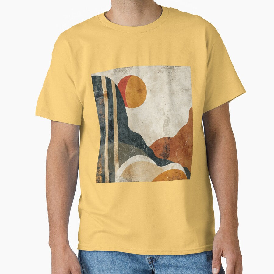 Mid-Century Modern Abstract - Vintage Earth Tone - Retro Modernist Art by GrinGalore