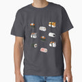 Cat sushi by Angrahius Unisex , , , Long Sleeve Tee