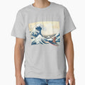 Otter surfing Japanese wave by Earth Fire Spirit by Container  of Dreams