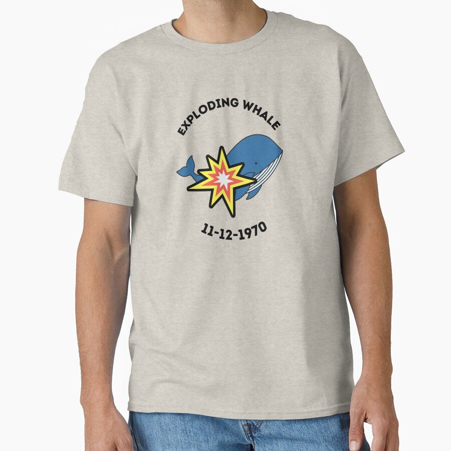 Exploding Whale Commemorative by Kelly McNabb Unisex , , , Long Sleeve Tee