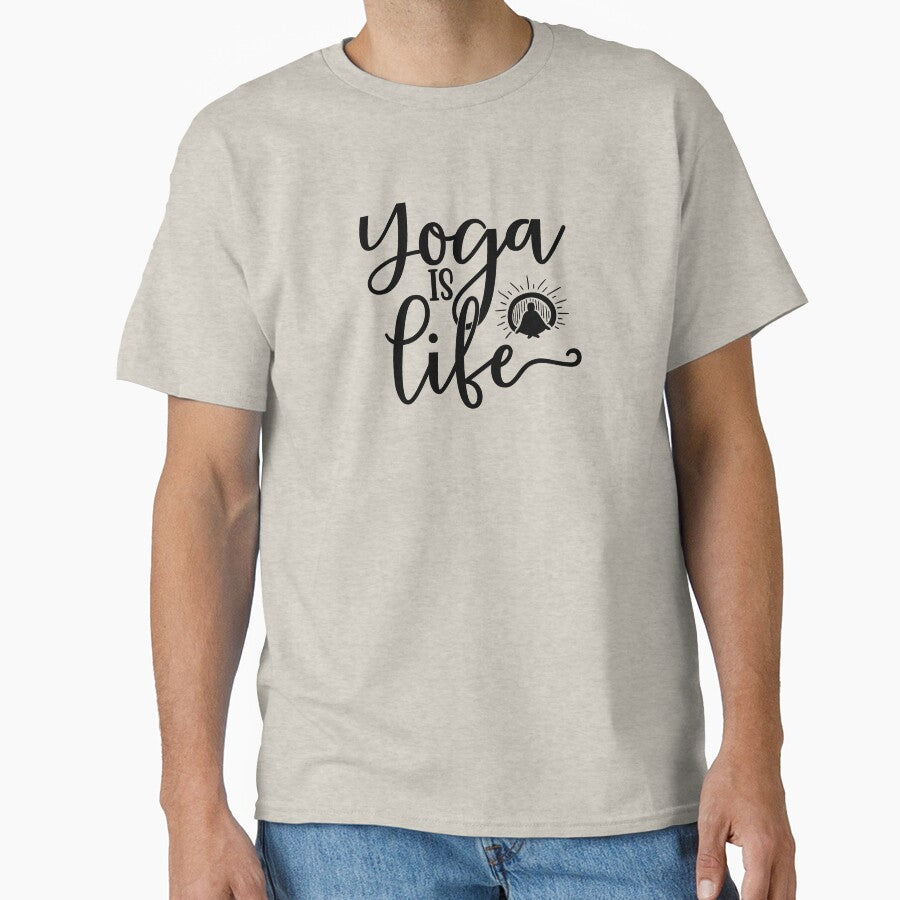 Yoga Quote Yoga Is Life Motivational Saying by SoccaTamam