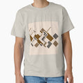 Desert Geometry — Abstract Geometric Art in Brown, Tan & Charcoal | Original Print by MoonHoneybyImani