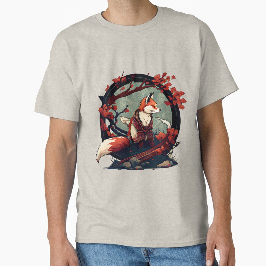 Mystical Japanese Red Fox Artwork by The-Dark-Art