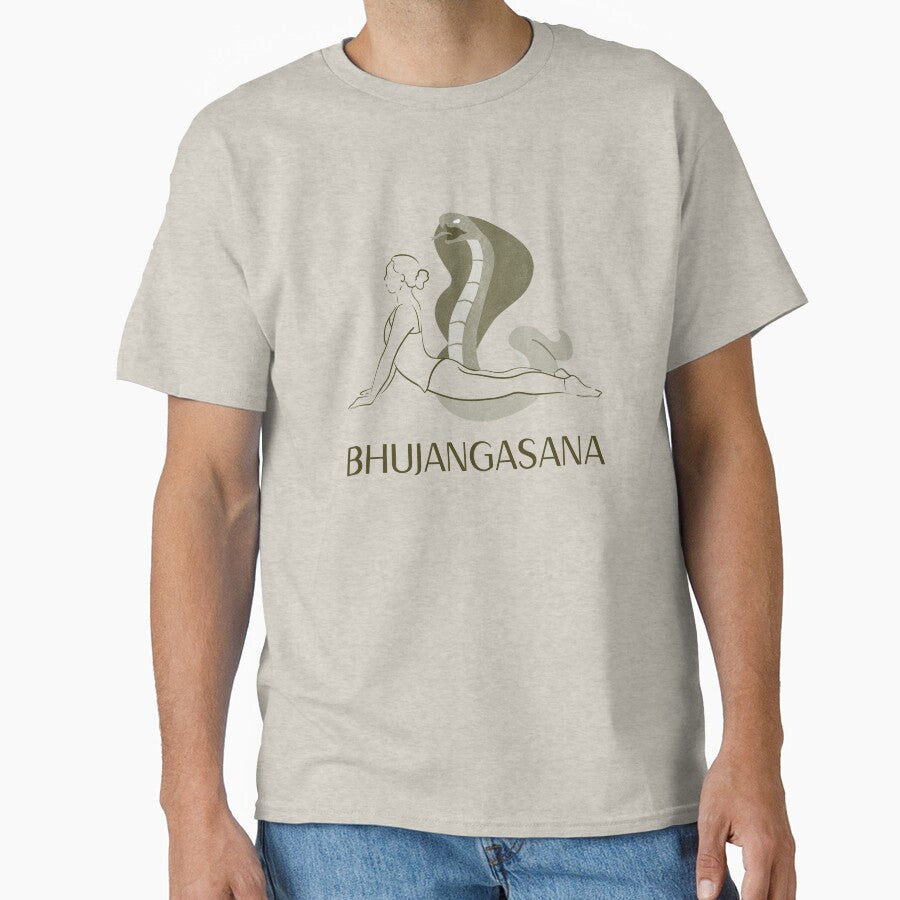 Cobra Yoga Pose Bhujangasana – Snake Inspired Spiritual Yoga Design by WellspringXflow