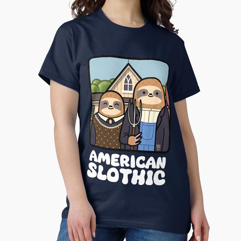 American Slothic (Dark) by DocHackenbush