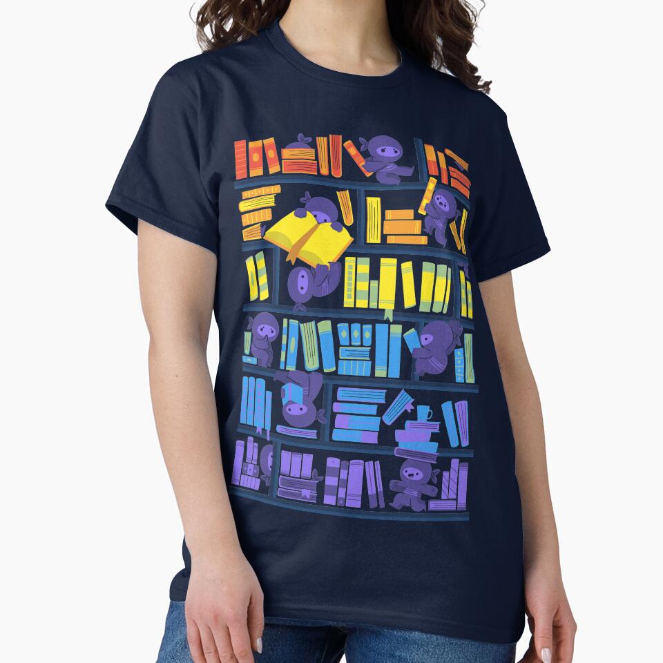 Library Ninja by TaylorRoss1 Unisex , , , Long Sleeve Tee