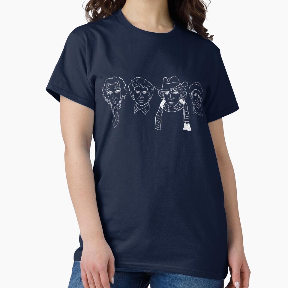 Time Lord Shells (White) by princeezo Unisex , , , Long Sleeve Tee