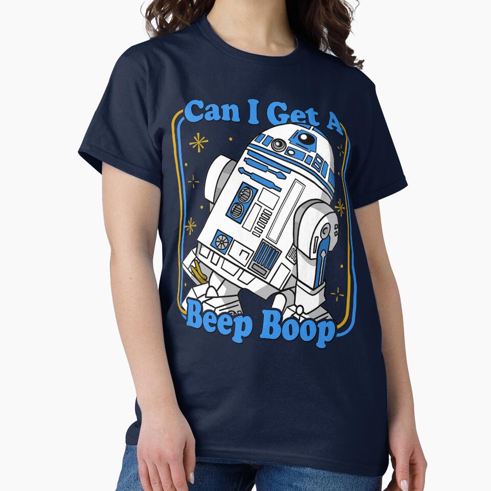 Can I Get Beep Boop Space Droid by JadeRushLove Unisex , , , Long Sleeve Tee