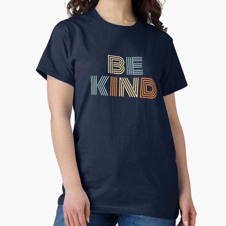 Be Kind Retro Design by IntegrityDesign Unisex , , , Long Sleeve Tee