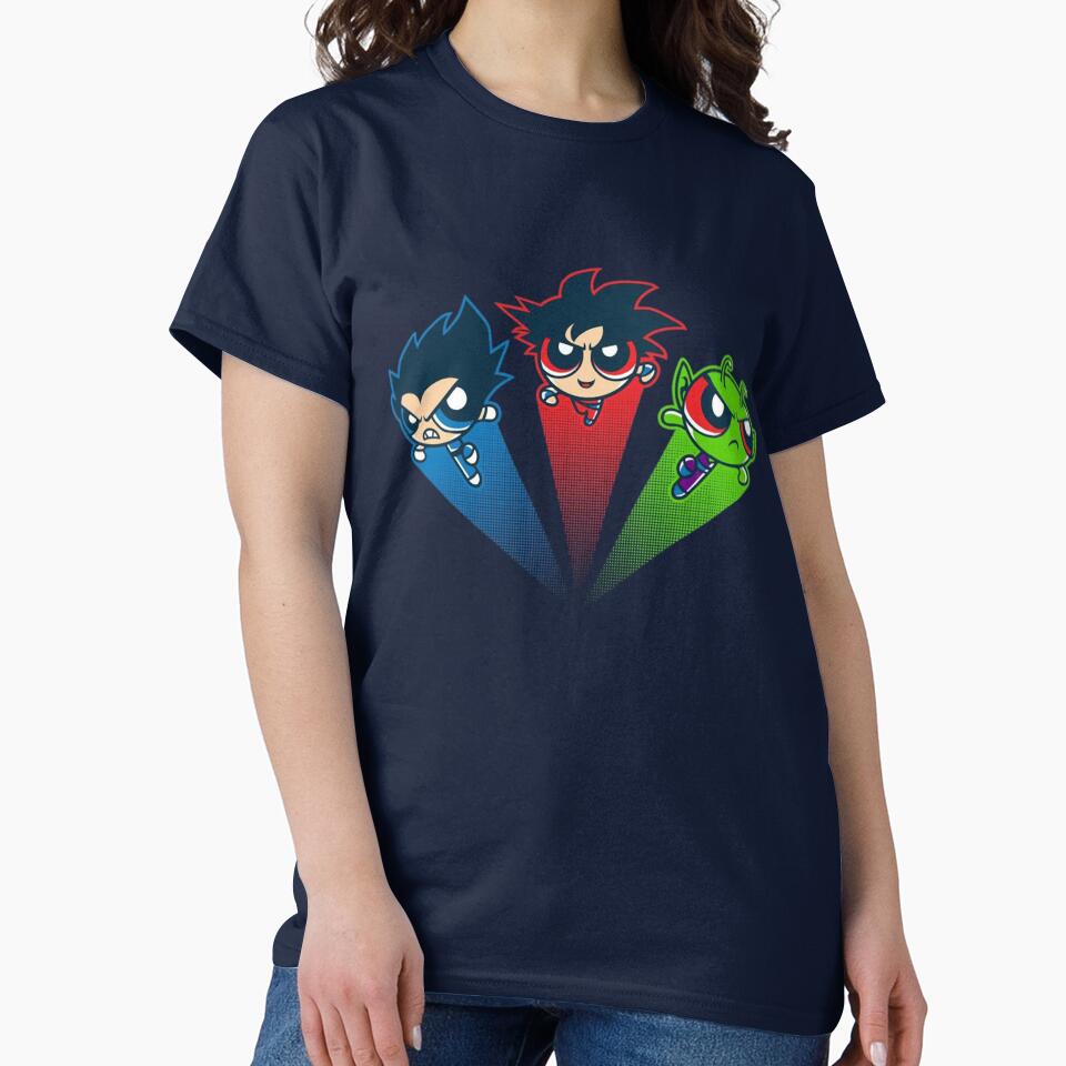 Super Saiyan Powerpuff Fighters by moamaxshop Unisex , , , Long Sleeve Tee