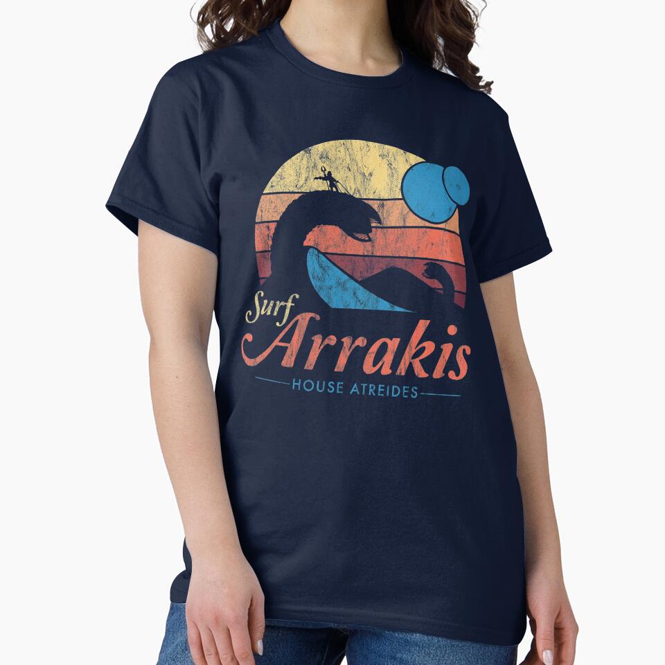 Visit Arrakis - Vintage Distressed Surf - Dune - Sci Fi by Nemons