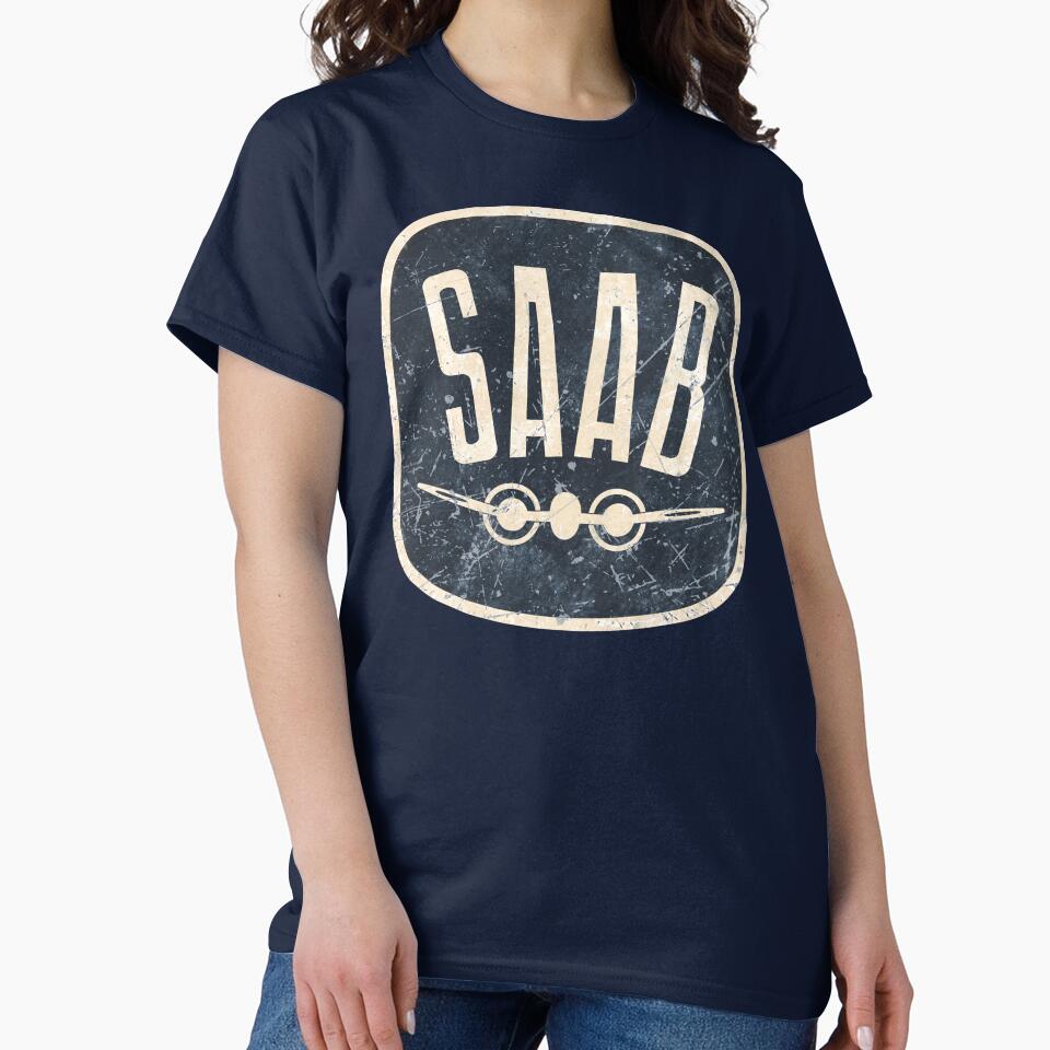 SAAB Car Vintage Retro Logo by Turboscope Unisex , , , Long Sleeve Tee